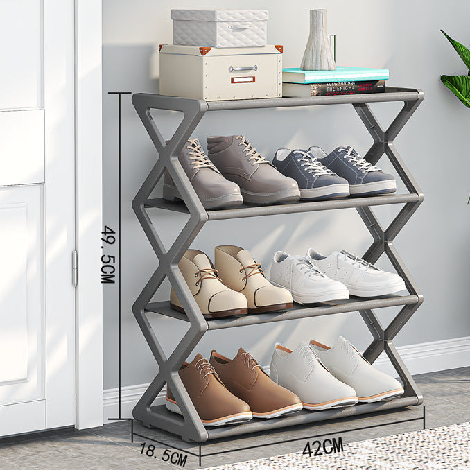 X-Type Multi-Functional Shoe Rack