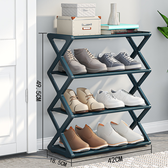 X-Type Multi-Functional Shoe Rack