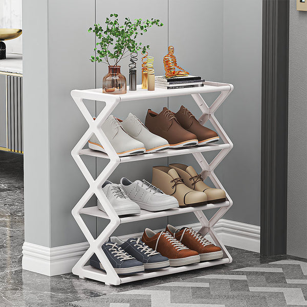 X-Type Multi-Functional Shoe Rack