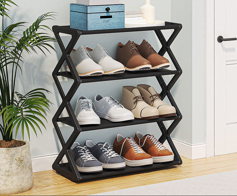 X-Type Multi-Functional Shoe Rack