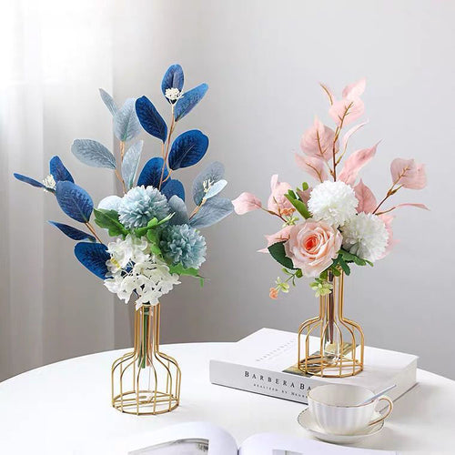 Nordic Style Iron Metal Vase for Hydroponic Decor